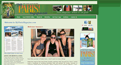 Desktop Screenshot of myparismagazine.com